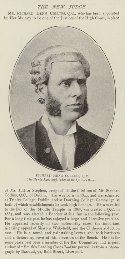 Richard Henn Collins, QC alkotó: English Photographer