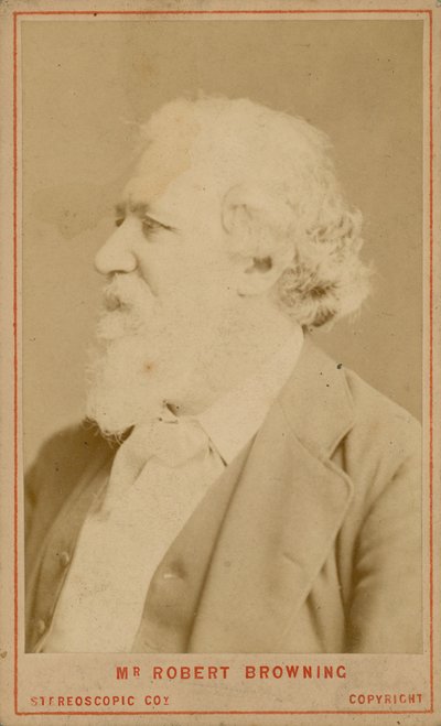 Robert Browning, költő alkotó: English Photographer