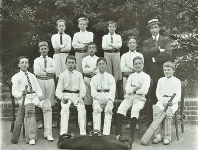 Rosendale Road School: krikettcsapat, 1897 alkotó: English Photographer