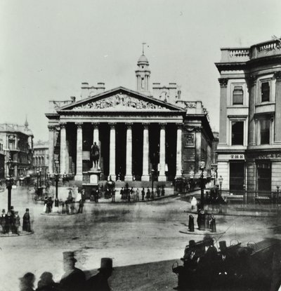 Royal Exchange, Threadneedle Street, City of London, 1880 alkotó: English Photographer