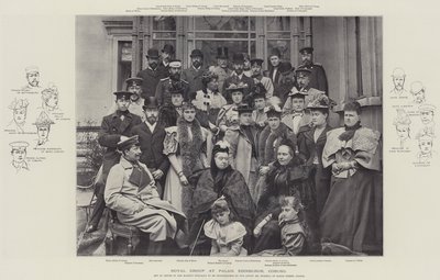 Royal Group a Palais Edinburgh-ban, Coburgban alkotó: English Photographer