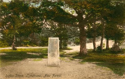 Rufus Stone, Lyndhurst, New Forest. A képeslapot 1913. szeptember 15-én küldték el. alkotó: English Photographer