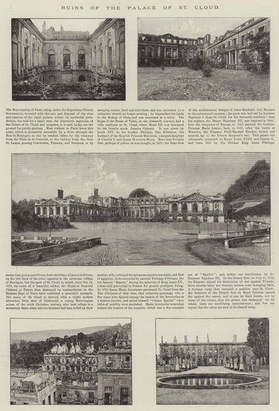 A St Cloud palota romjai alkotó: English Photographer