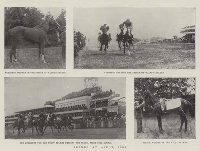 Jelenetek Ascotban, 1901 alkotó: English Photographer