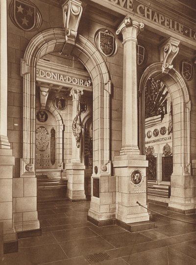 Skót nemzeti háborús emlékmű: Transept (fekete-fehér fotó) alkotó: English Photographer