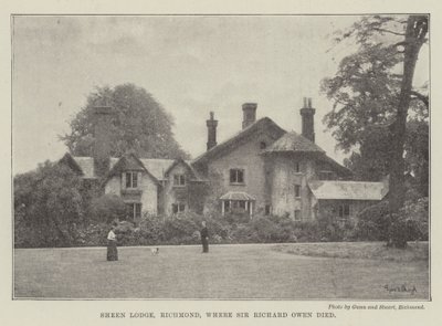 Sheen Lodge, Richmond, ahol Sir Richard Owen meghalt alkotó: English Photographer