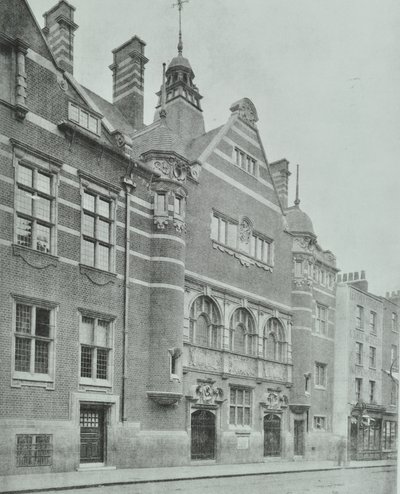 Shoreditch nyilvános fürdő: külső, 1898 alkotó: English Photographer