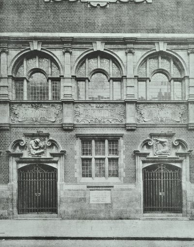 Shoreditch nyilvános fürdő: külső, 1898 alkotó: English Photographer