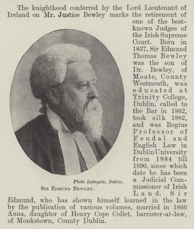 Sir Edmund Bewley alkotó: English Photographer