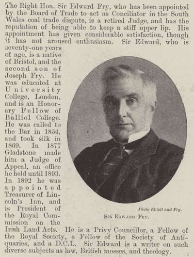 Sir Edward Fry alkotó: English Photographer