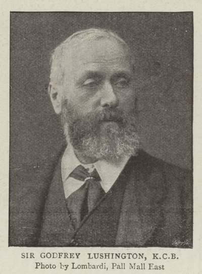 Sir Godfrey Lushington, KCB alkotó: English Photographer
