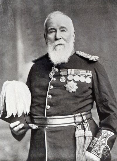 Sir Harry Burnett Lumsden (f/w fotó) alkotó: English Photographer