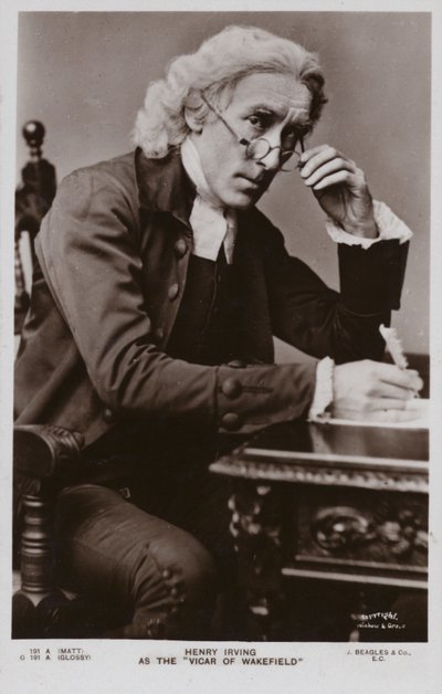 Sir Henry Irving, angol színpadi színész alkotó: English Photographer