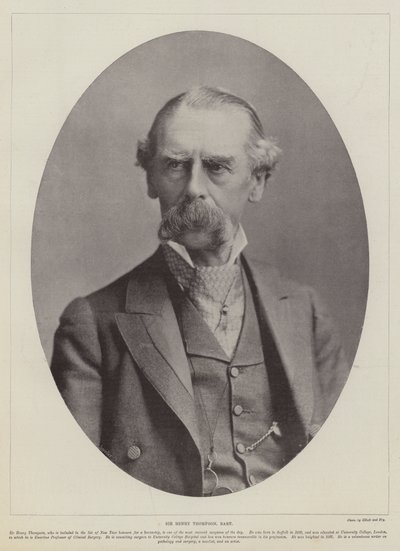 Sir Henry Thompson, Baronet alkotó: English Photographer
