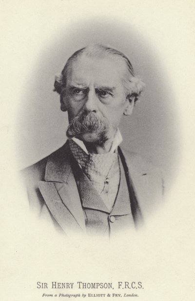Sir Henry Thompson, FRCS (fekete-fehér fotó) alkotó: English Photographer
