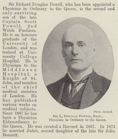 Sir R. Douglas Powell, Baronet, a királynő rendes orvosa alkotó: English Photographer