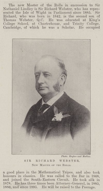 Sir Richard Webster, a tekercsek új mestere alkotó: English Photographer