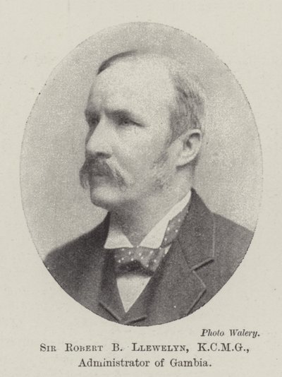 Sir Robert B Llewelyn, KCMG, Gambia adminisztrátora alkotó: English Photographer