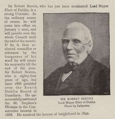 Sir Robert Sexton alkotó: English Photographer