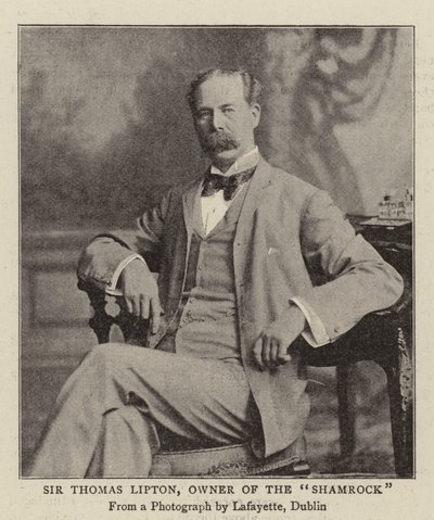 Sir Thomas Lipton, a Shamrock tulajdonosa alkotó: English Photographer