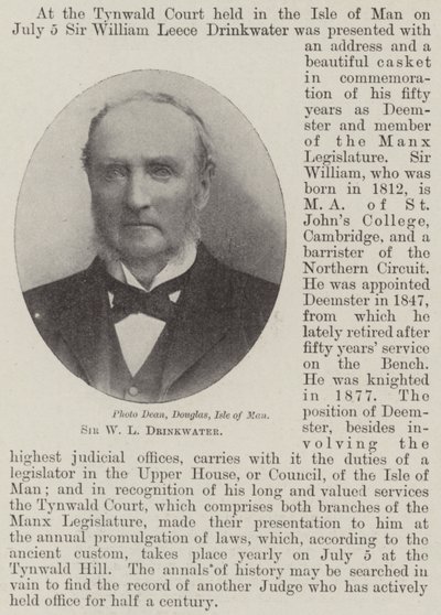 Sir W L Drinkwater alkotó: English Photographer
