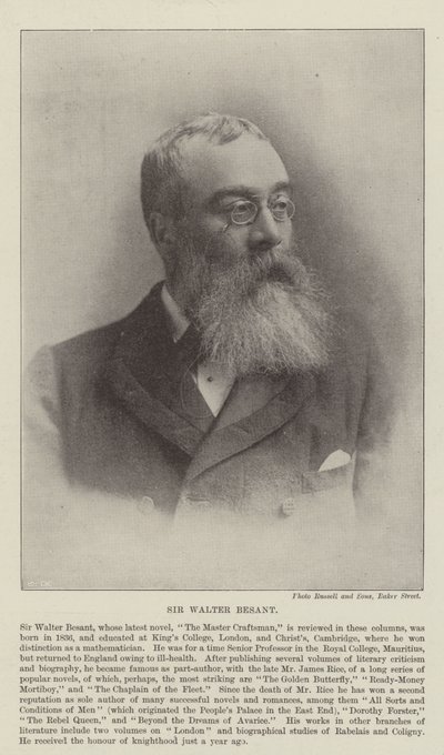 Sir Walter Besant alkotó: English Photographer