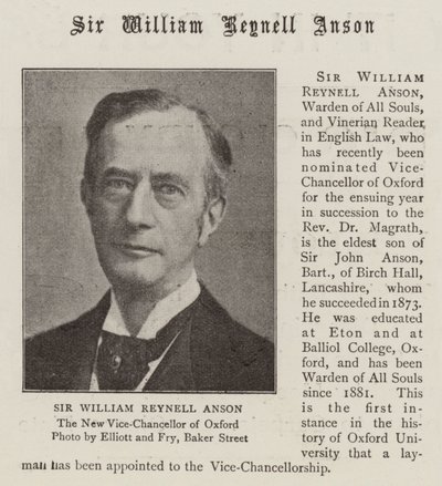 Sir William Reynell Anson alkotó: English Photographer