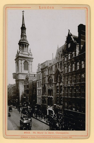 St Mary le Bow, Cheapside, London alkotó: English Photographer