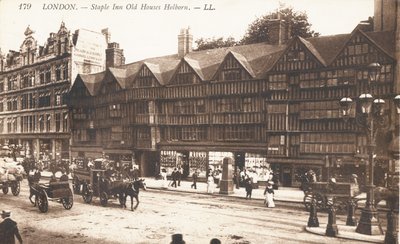 Staple Inn Old Houses Holbornban alkotó: English Photographer
