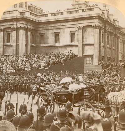 Viktória királynő gyémántjubileumának sztereográfiai lenyomata alkotó: English Photographer