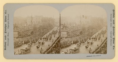 Viktória királynő gyémántjubileumának sztereográfiai lenyomata alkotó: English Photographer