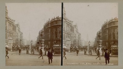 Charing Cross sztereoszkópikus képe alkotó: English Photographer
