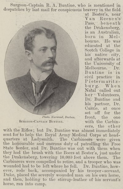 Buntine sebész-kapitány alkotó: English Photographer