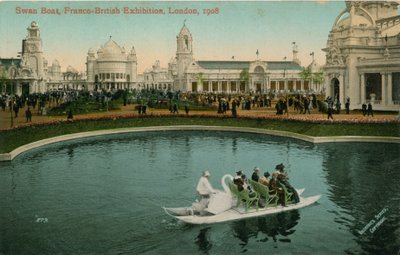 Hattyúcsónak, francia-brit kiállítás, London, 1908 alkotó: English Photographer