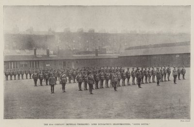 A 67. század Imperial Yeomanry, Lord Dunravens Sharpshooters, dél felé tart alkotó: English Photographer