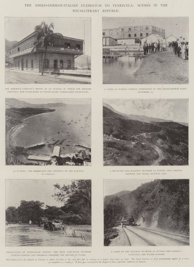Az angol-német-olasz ultimátum Venezuelának, Jelenetek a visszautasító köztársaságban alkotó: English Photographer