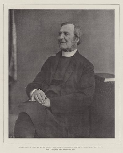 Canterbury érseke-jelöltje, Frederick Temple tiszteletes, DD, London püspöke alkotó: English Photographer
