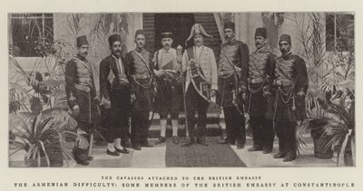 Az örmény nehézség, a konstantinápolyi brit nagykövetség néhány tagja alkotó: English Photographer