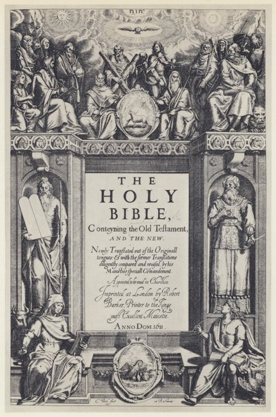 A Biblia, R Barker 1611 (f/w fotó) alkotó: English Photographer