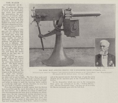 A búrok legbosszantóbb fegyvere, a 37 milliméteres Maxim automata fegyver alkotó: English Photographer
