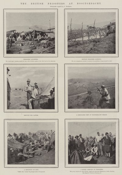 The British Prisoners at Nooitgedacht  alkotó: English Photographer