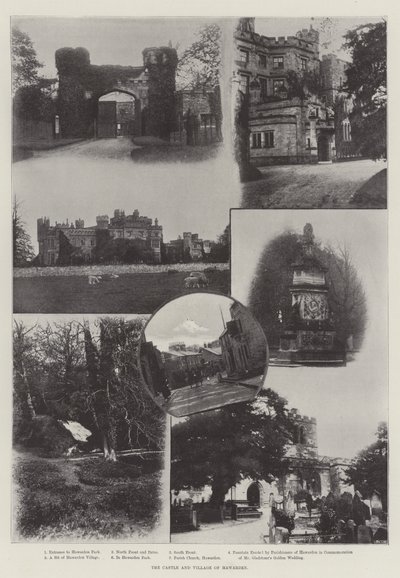 Hawarden kastélya és faluja alkotó: English Photographer