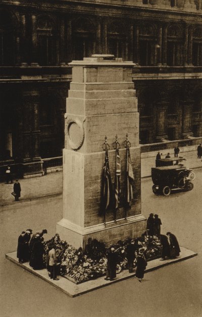 The Cenotaph, Whitehall, London (f/w fotó) alkotó: English Photographer