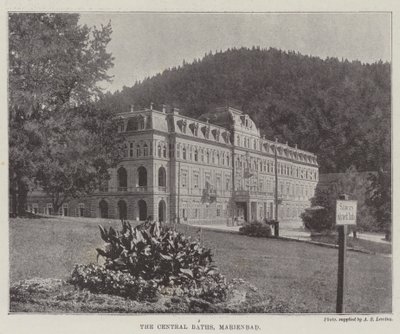 A központi fürdő, Marienbad alkotó: English Photographer