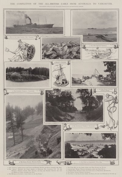 A teljes brit kábel Ausztráliától Vancouverig elkészült alkotó: English Photographer
