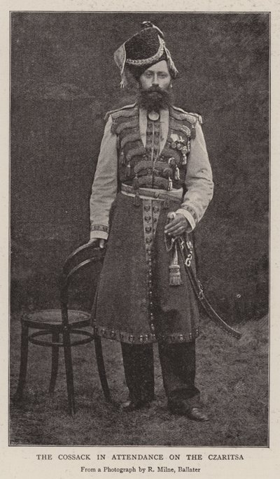 A kozák jelenléte a Czaritsán alkotó: English Photographer