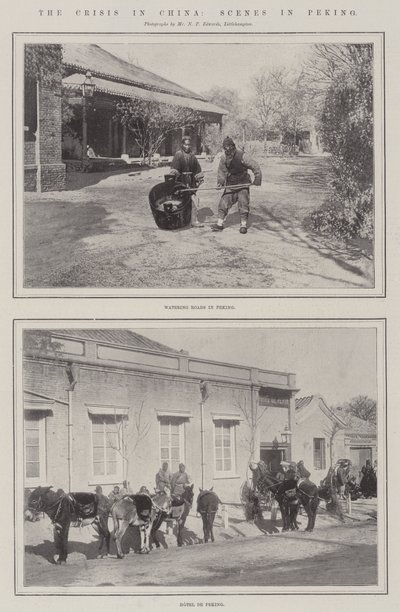 A válság Kínában, jelenetek Pekingben alkotó: English Photographer