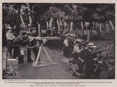 A szamoai válság, fegyvertársak alkotó: English Photographer