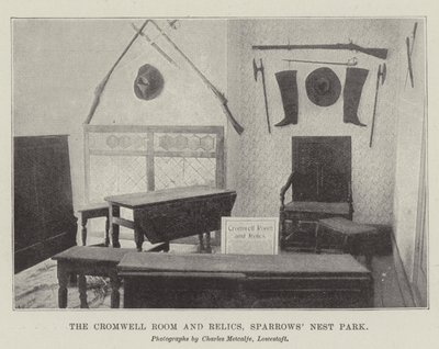 Der Cromwell-Raum und Relikte, Sparrows Nest Park von English Photographer