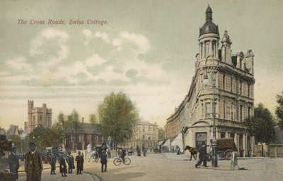 The Cross Roads, Swiss Cottage, London (színes fotó) alkotó: English Photographer